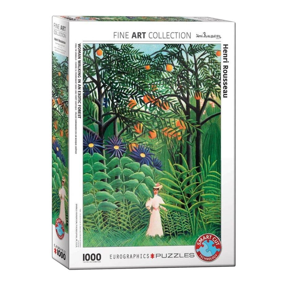 Henri Rousseau - Egzotikus Erdőben Sétáló Nő Eurographics 1000 darabos kirakó puzzle (EUR-6000-5608) - puzzlegarden
