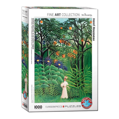 Henri Rousseau - Egzotikus Erdőben Sétáló Nő Eurographics 1000 darabos kirakó puzzle (EUR-6000-5608) - puzzlegarden