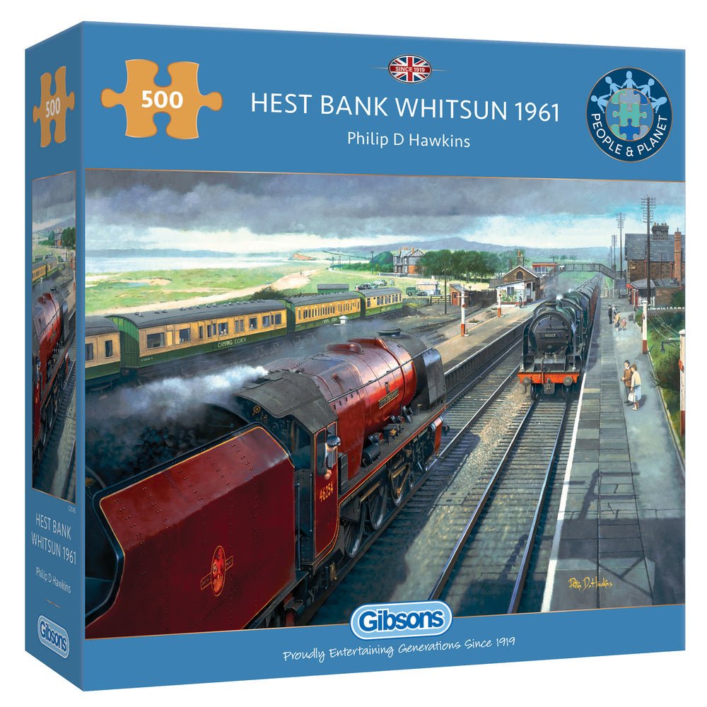 Hest Bank Whitsun 1961 Gibsons 500 darabos kirakó puzzle (G - G3145 5012269031454) - puzzlegarden