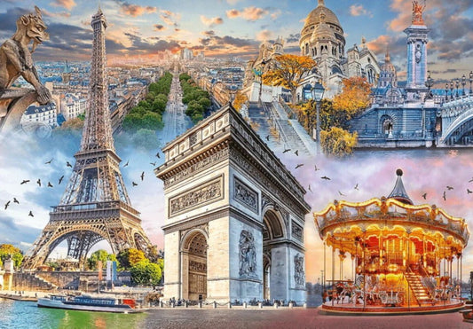 Hétvége Párizsban Trefl 2000 darabos kirakó puzzle (TR-27125 5900511271256) - puzzlegarden