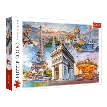 Hétvége Párizsban Trefl 2000 darabos kirakó puzzle (TR-27125) - puzzlegarden