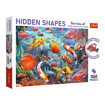 Hidden Shapes - Élet a víz alatt Trefl 1060 darabos kirakó puzzle (TR-10676) - puzzlegarden