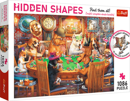 Hidden Shapes - Póker este Trefl 1086 darabos kirakó puzzle (TR - 10749 5900511107494) - puzzlegarden