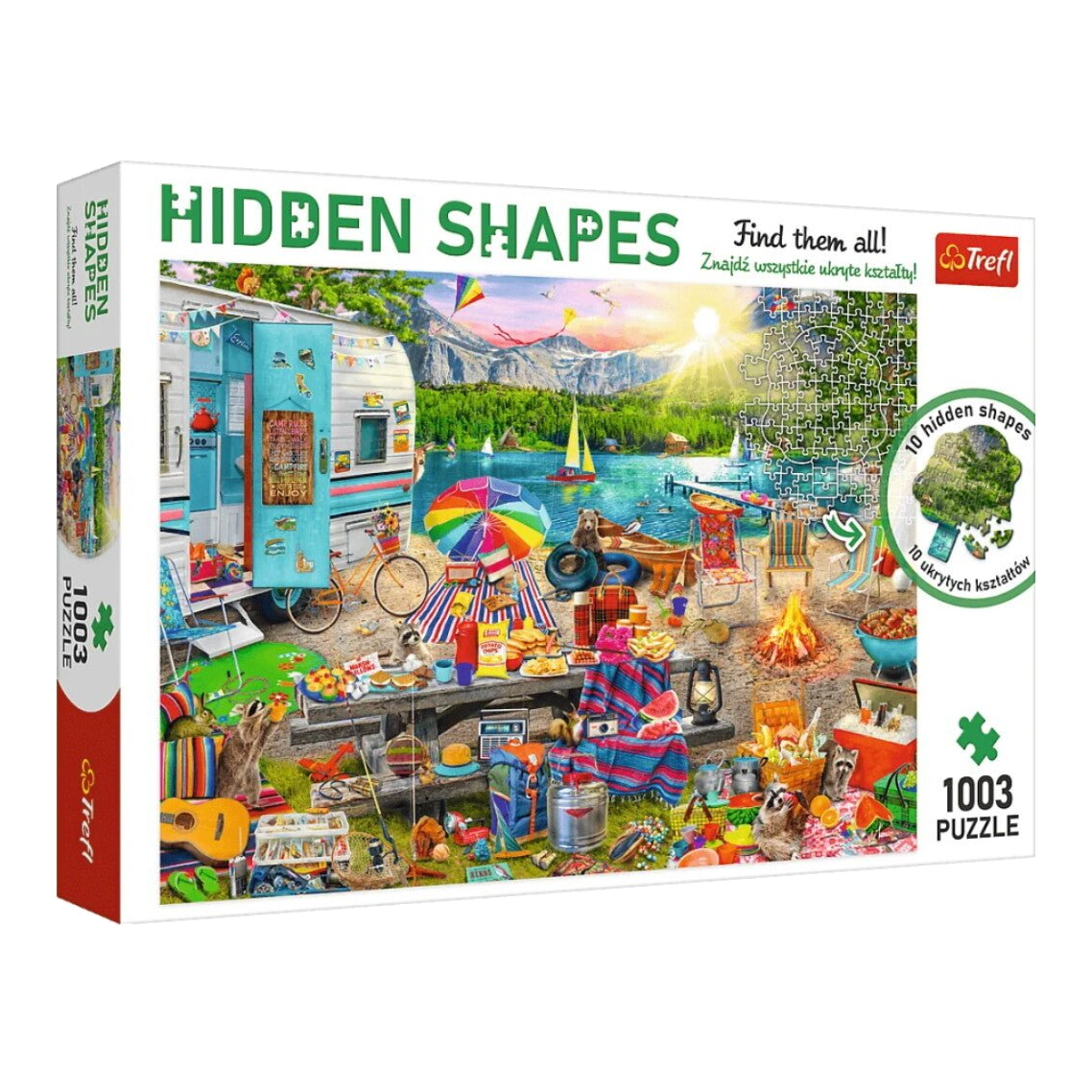 Hidden Shapes - Utazás Trefl 1003 darabos kirakó puzzle (TR-10677) - puzzlegarden