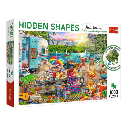 Hidden Shapes - Utazás Trefl 1003 darabos kirakó puzzle (TR-10677) - puzzlegarden