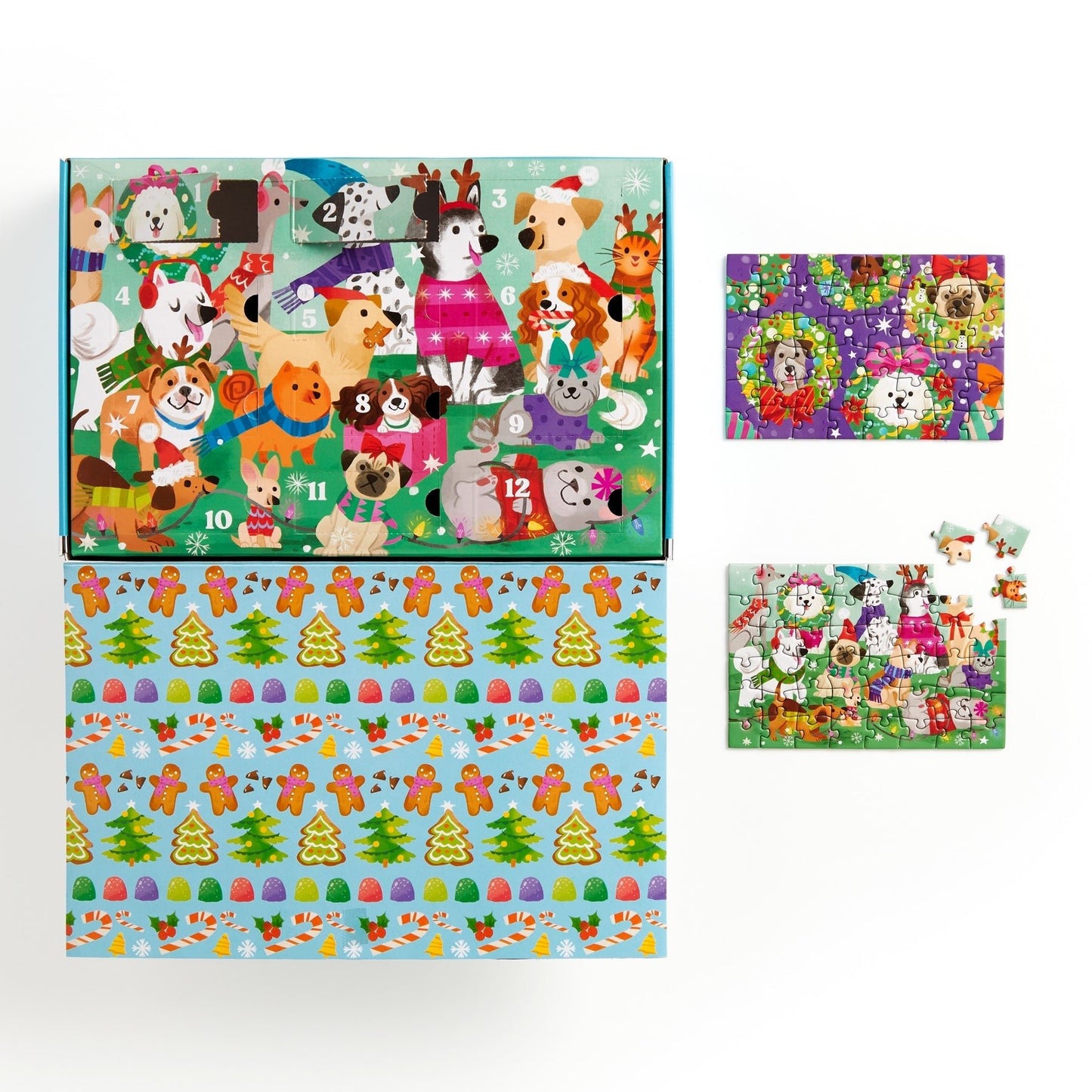 Ho - ho - vonyít! – 12 napos adventi kalendárium Mudpuppy 48 darabos kirakó puzzle (GA-9780735382435) - puzzlegarden