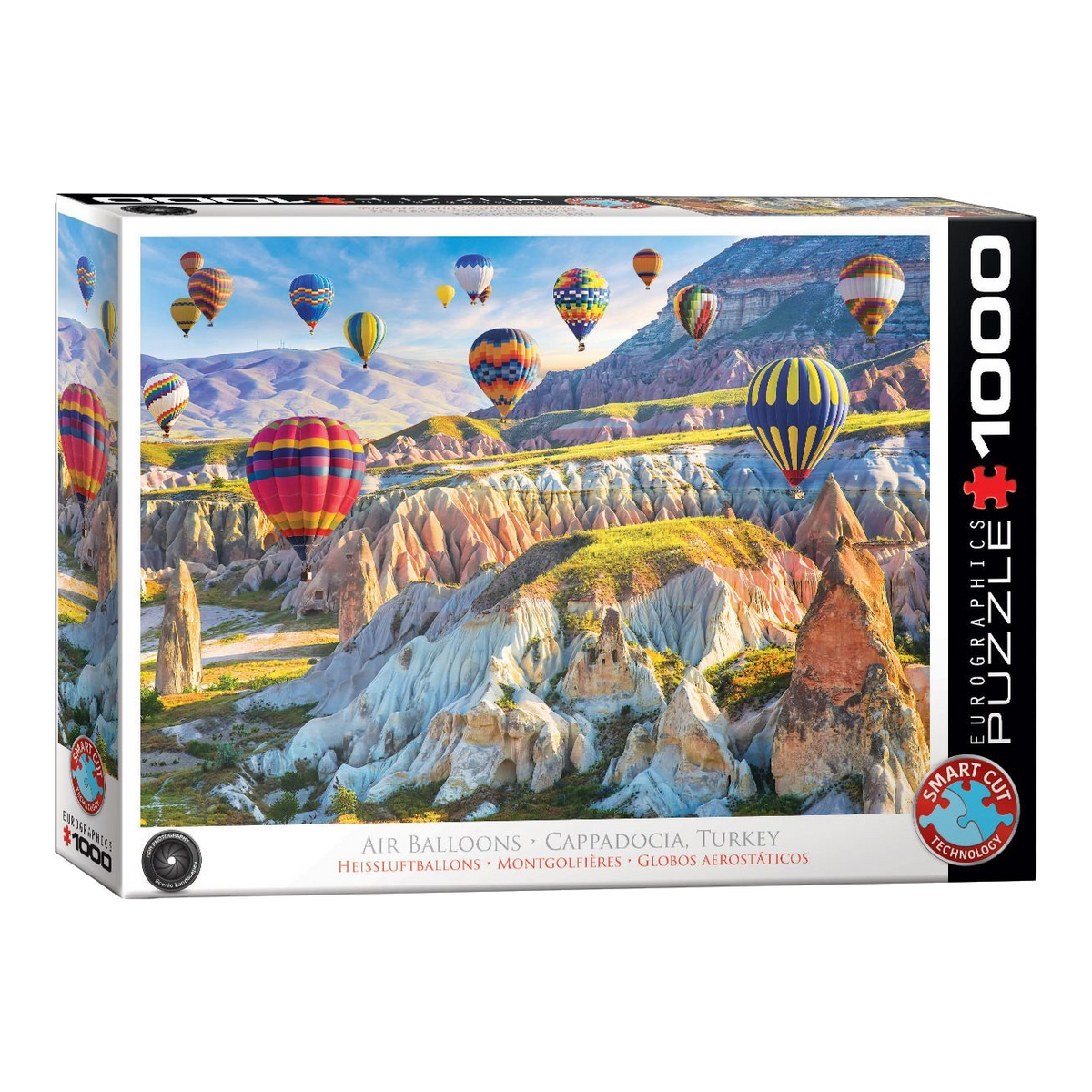 Hőlégballonok Kappadókia felett, Törökország Eurographics 1000 darabos kirakó puzzle (EUR-6000-5717) - puzzlegarden