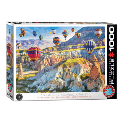 Hőlégballonok Kappadókia felett, Törökország Eurographics 1000 darabos kirakó puzzle (EUR-6000-5717) - puzzlegarden