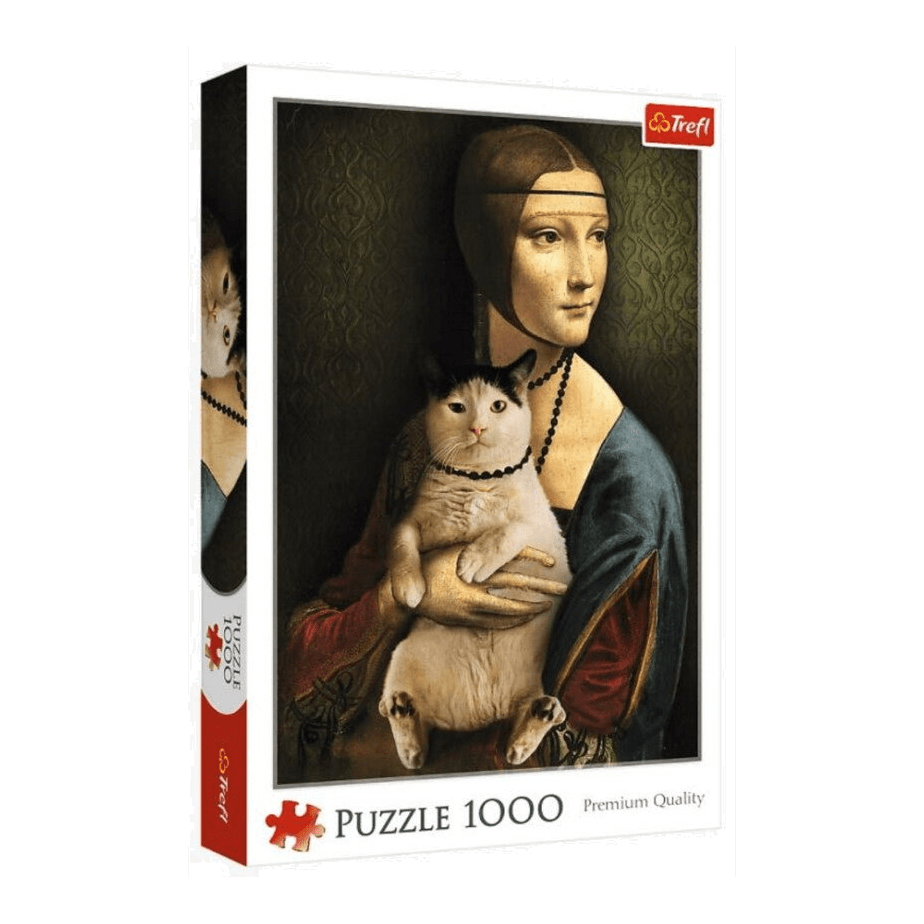 Hölgy Macskával Trefl 1000 darabos kirakó puzzle (TR-10663) - puzzlegarden