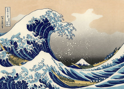Hokusai művészete: A nagy hullám Kanagawánál – Sinagava a Tókaidón – 2×500 Grafika 500 darabos kirakó puzzle (GR-33707) - puzzlegarden