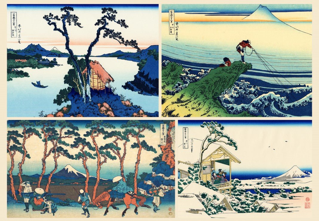 Hokusai művészete Grafika 1000 darabos kirakó puzzle (GR-33429) - puzzlegarden