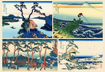 Hokusai művészete Grafika 1000 darabos kirakó puzzle (GR-33429) - puzzlegarden