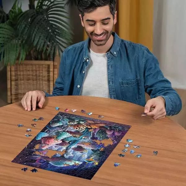 Holdfényes gombák - sötétben világít Ravensburger 500 darabos kirakó puzzle (RA - 12001386) - puzzlegarden