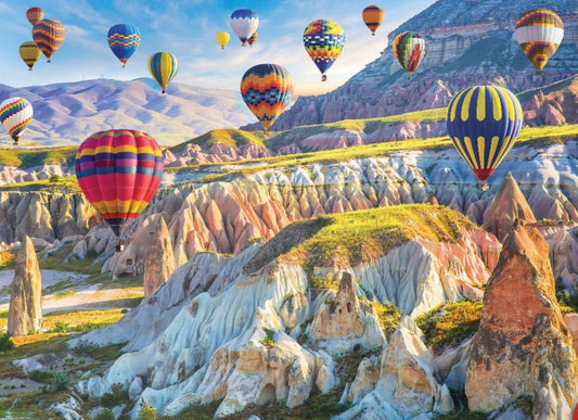 Hőlégballonok Kappadókia felett, Törökország EuroGraphics 1000 darabos kirakó puzzle (EUR-6000-5717 628136657174) - puzzlegarden