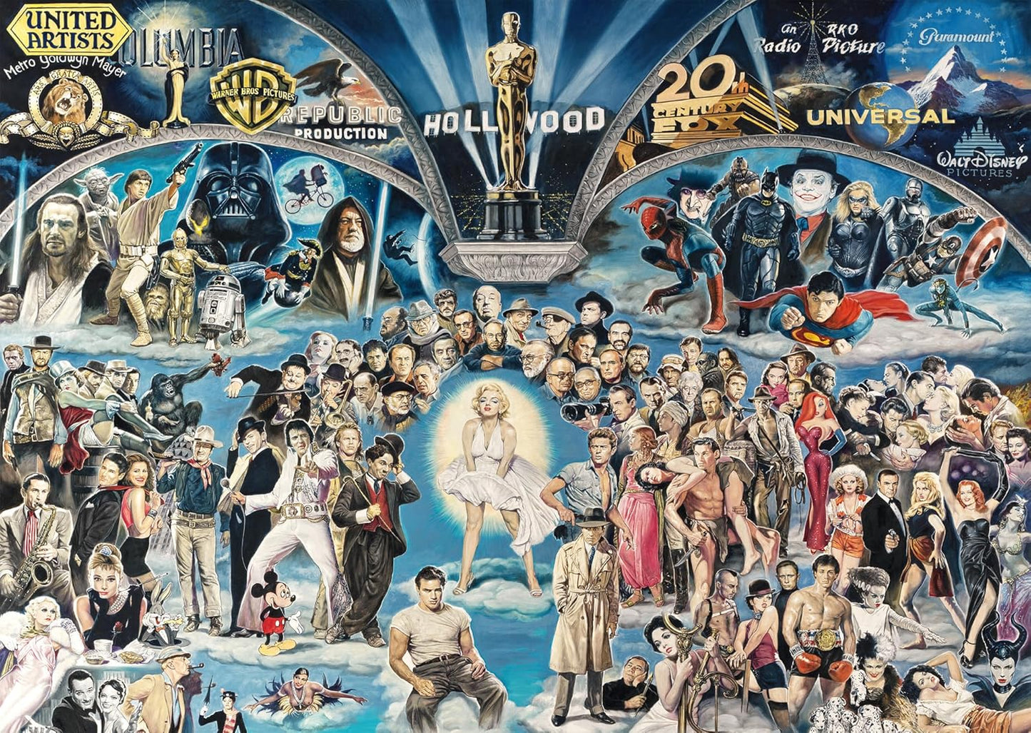 Hollywood Schmidt Spiele 1000 darabos kirakó puzzle (SCH - 59398) - puzzlegarden