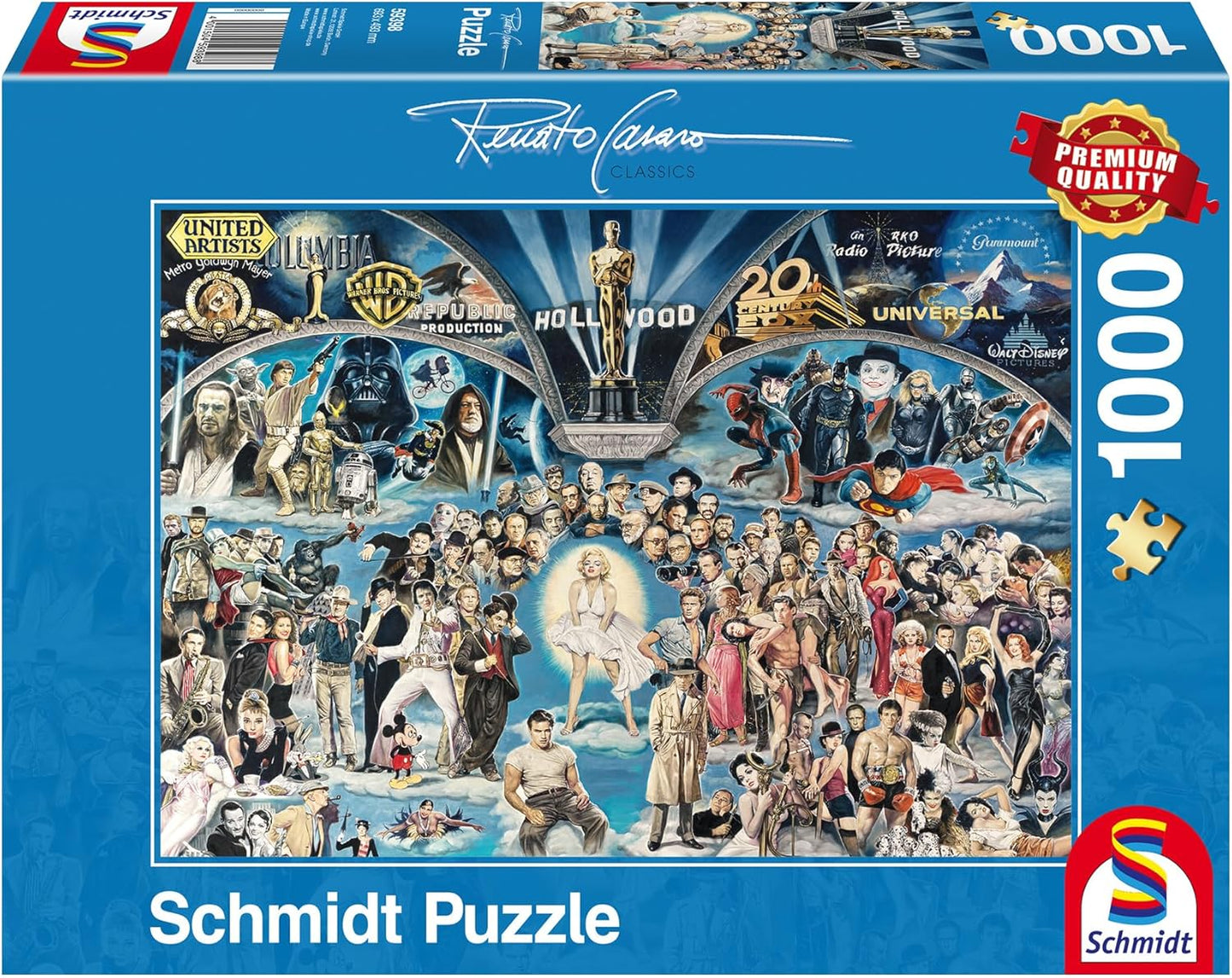 Hollywood Schmidt Spiele 1000 darabos kirakó puzzle (SCH - 59398) - puzzlegarden