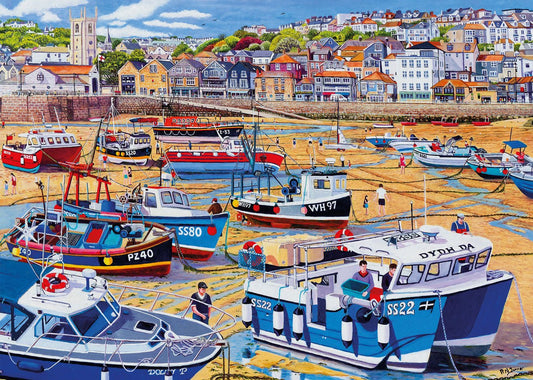 Homokos part St Ives - nál Gibsons 1000 darabos kirakó puzzle (G-G6455) - puzzlegarden