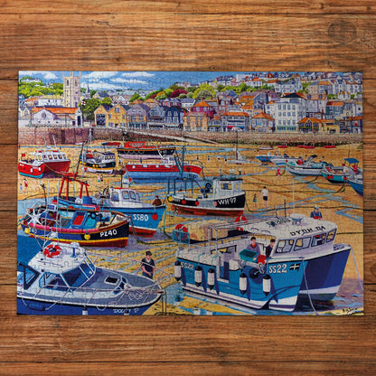 Homokos part St Ives - nál Gibsons 1000 darabos kirakó puzzle (G-G6455) - puzzlegarden