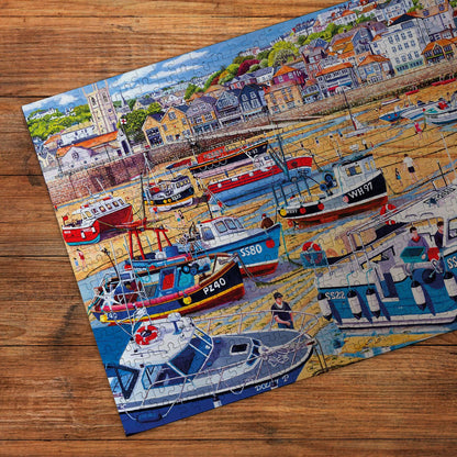 Homokos part St Ives - nál Gibsons 1000 darabos kirakó puzzle (G-G6455) - puzzlegarden
