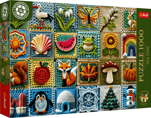 Horgolt Évszakok Trefl 1000 darabos kirakó puzzle (TR - 12116) - puzzlegarden