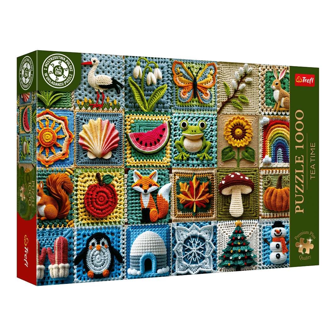 Horgolt Évszakok Trefl 1000 darabos kirakó puzzle (TR-12116) - puzzlegarden
