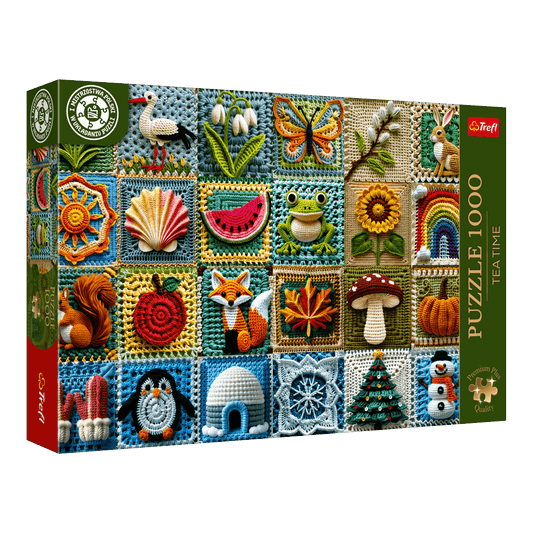 Horgolt Évszakok Trefl 1000 darabos kirakó puzzle (TR-12116) - puzzlegarden