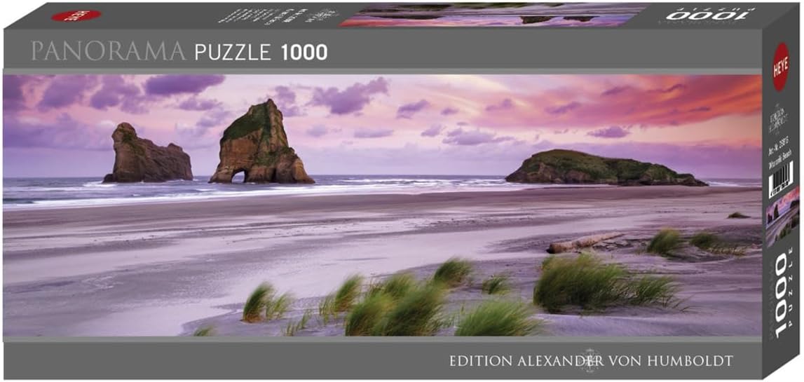 Humboldt - Wharariki Beach - panoráma HEYE 1000 darabos kirakó puzzle (HE-29816 4001689298166) - puzzlegarden