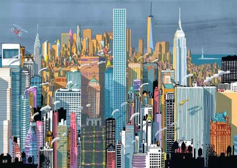 I am New York Ravensburger 1000 darabos kirakó puzzle (RA - 12000784 4005555007845) - puzzlegarden