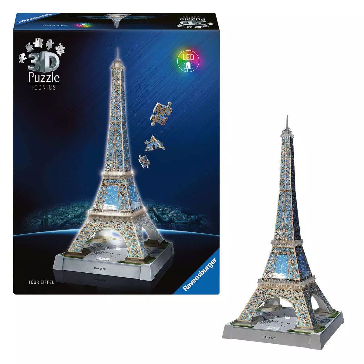Iconics – Eiffel-torony fényekkel Ravensburger 216 darabos kirakó puzzle (RA-12008024) - puzzlegarden