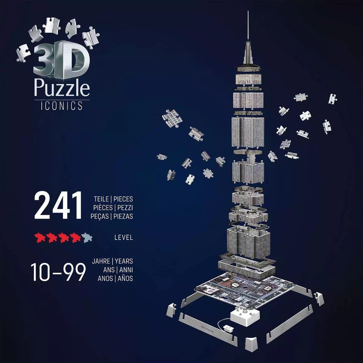 Iconics – Empire State Building fényekkel Ravensburger 216 darabos kirakó puzzle (RA-12008026) - puzzlegarden