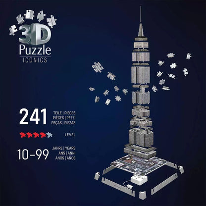 Iconics – Empire State Building fényekkel Ravensburger 216 darabos kirakó puzzle (RA-12008026) - puzzlegarden