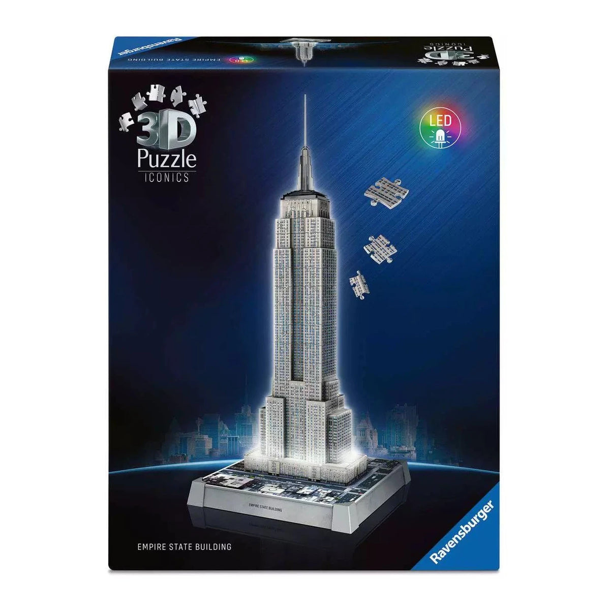 Iconics – Empire State Building fényekkel Ravensburger 216 darabos kirakó puzzle (RA-12008026) - puzzlegarden
