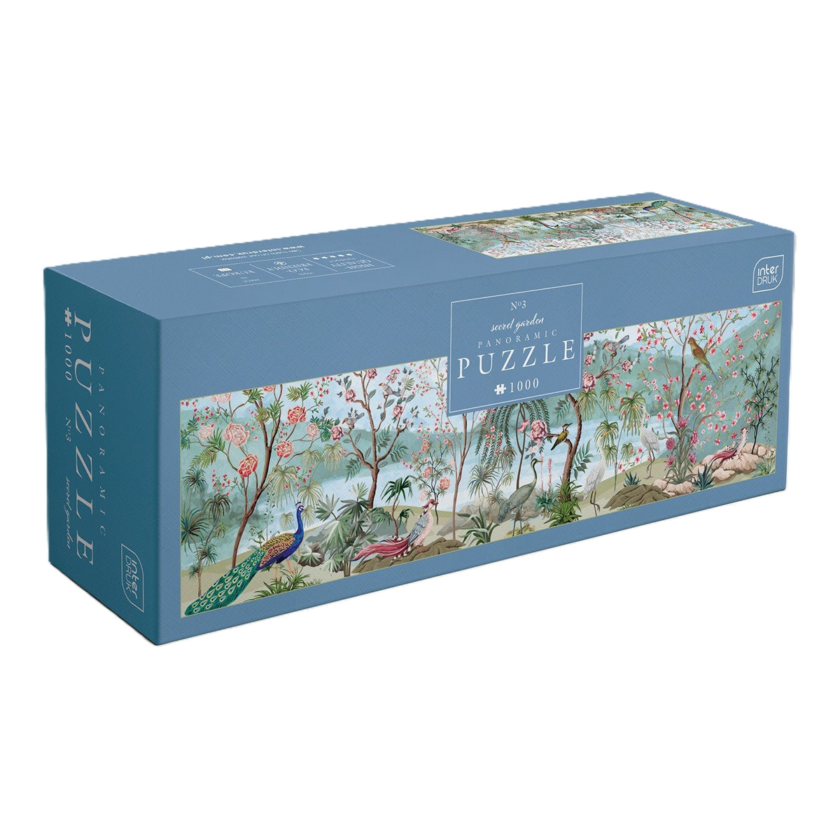 Titkos kert 3 - panoráma Interdruk 1000 darabos kirakó puzzle (ID-PUZPAN1000SG3) - puzzlegarden