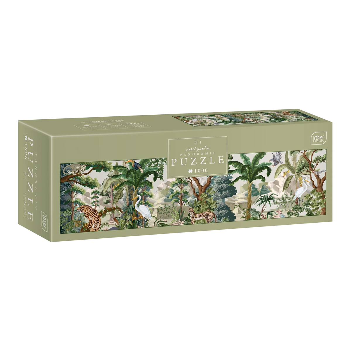 Titkos kert 1 - panoráma Interdruk 1000 darabos kirakó puzzle (ID-PUZPA1000SG1) - puzzlegarden