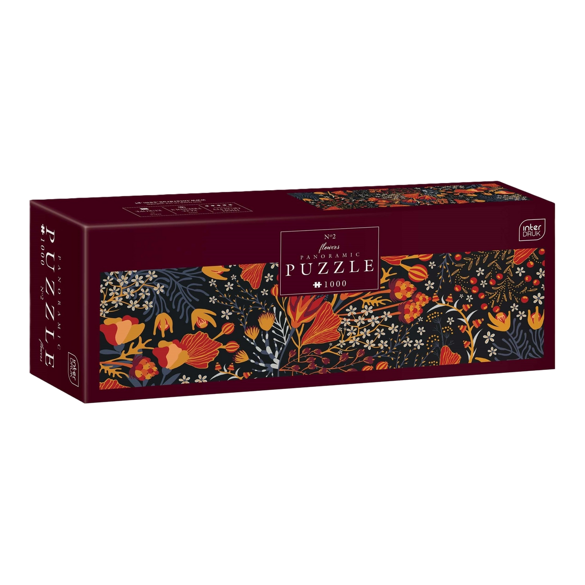 Virágok 2 - panoráma Interdruk 1000 darabos kirakó puzzle (ID-PUZPA1000FL2) - puzzlegarden