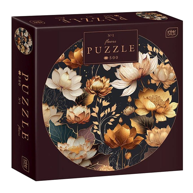 Virágok 1 Interdruk 500 darabos kirakó puzzle (ID-PUZ500RF1) - puzzlegarden