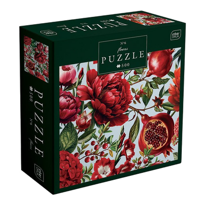 Virágok 6 Interdruk 500 darabos kirakó puzzle (ID-PUZ500F6) - puzzlegarden