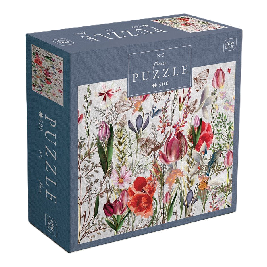 Virágok 5 Interdruk 500 darabos kirakó puzzle (ID-PUZ500FLO5) - puzzlegarden