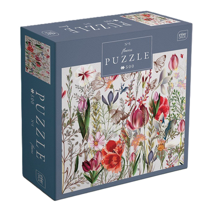 Virágok 5 Interdruk 500 darabos kirakó puzzle (ID-PUZ500FLO5) - puzzlegarden