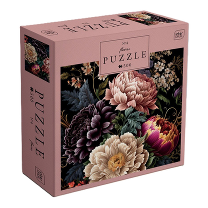 Virágok 4 Interdruk 500 darabos kirakó puzzle (ID-PUZ500FLO4) - puzzlegarden