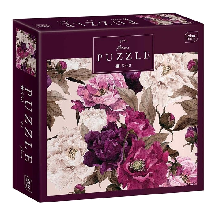 Virágok 1 Interdruk 500 darabos kirakó puzzle (ID-PUZ500FLO1) - puzzlegarden
