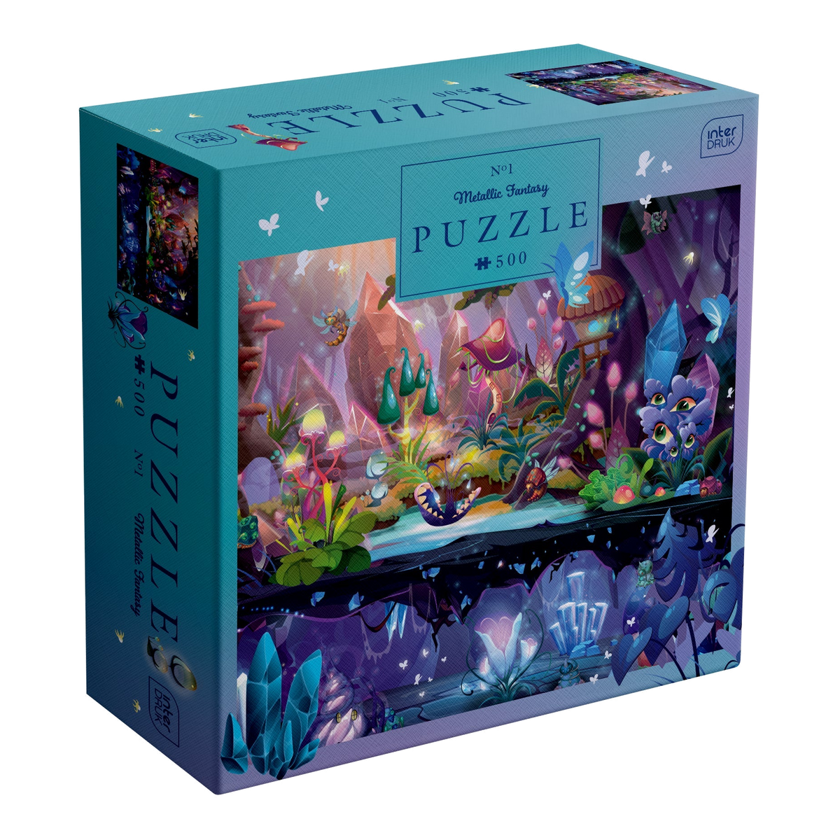 Metálfényű fantázia – Varázserdő Interdruk 500 darabos kirakó puzzle (ID-PUZ500MFMF) - puzzlegarden
