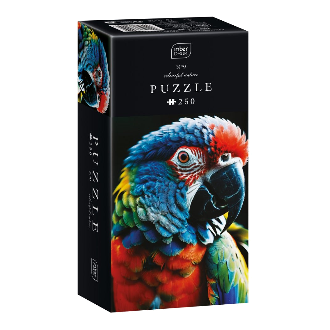 Színes természet 9 – Papagáj Interdruk 250 darabos kirakó puzzle (ID-PUZ250CN9) - puzzlegarden