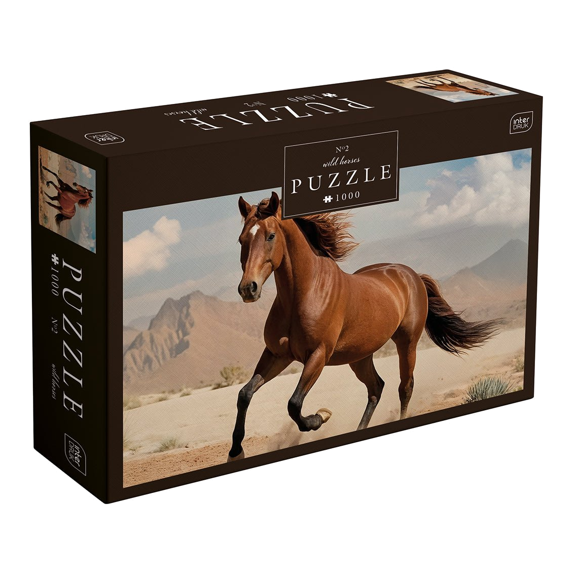 Vad lovak 2 Interdruk 1000 darabos kirakó puzzle (ID-PUZ1000WH2) - puzzlegarden