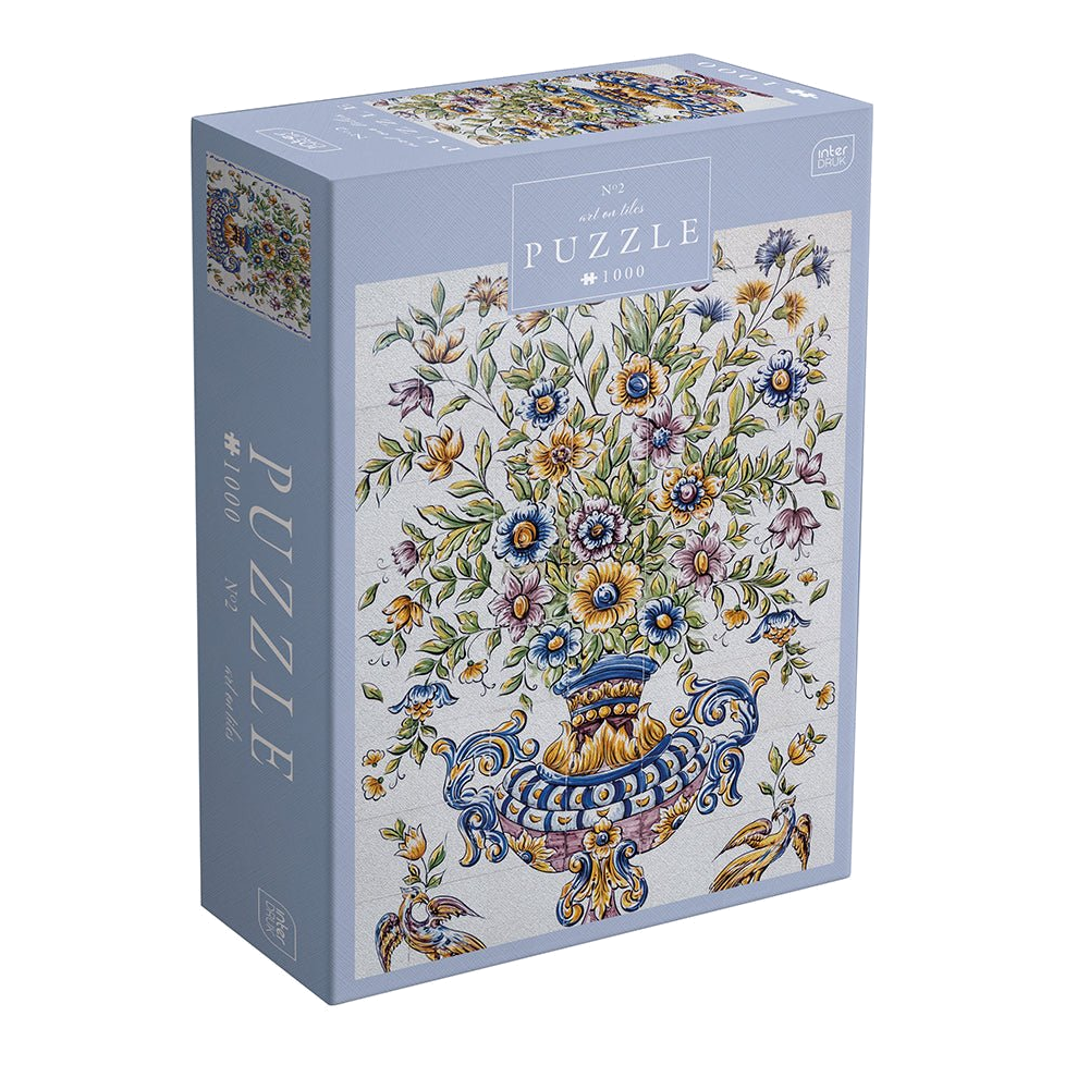 Művészet csempéken 2 Interdruk 1000 darabos kirakó puzzle (ID-PUZ1000AT2) - puzzlegarden