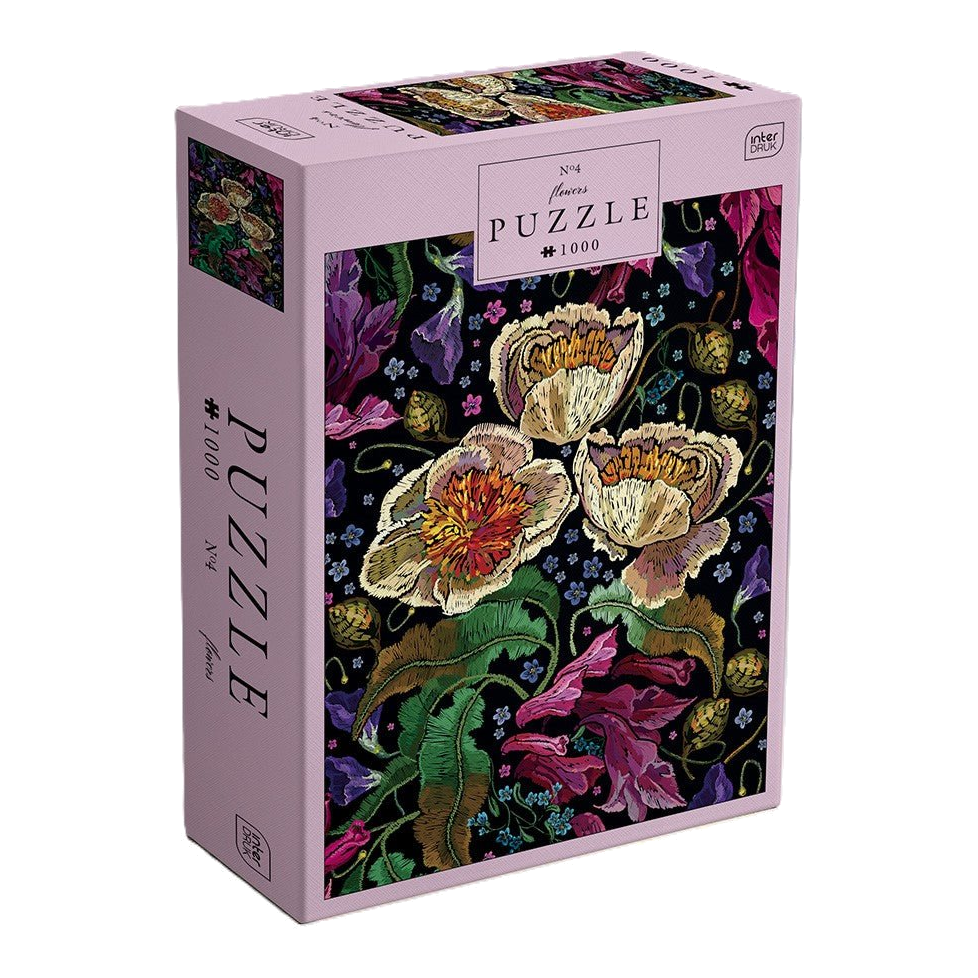 Virágok 4 Interdruk 1000 darabos kirakó puzzle (ID-PUZ1000FLO4) - puzzlegarden