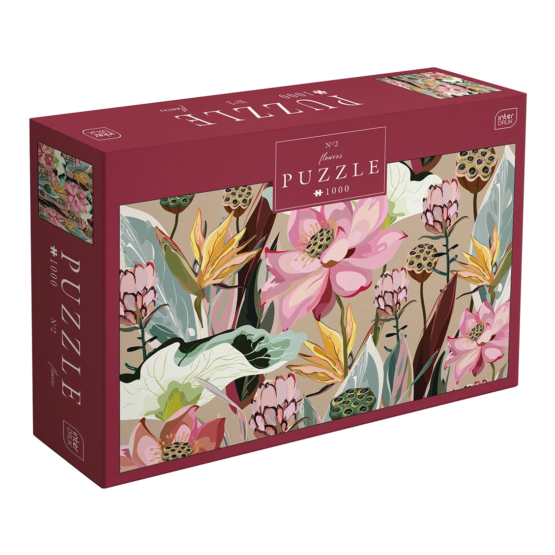 Virágok 2 Interdruk 1000 darabos kirakó puzzle (ID-PUZ1000FLO2) - puzzlegarden