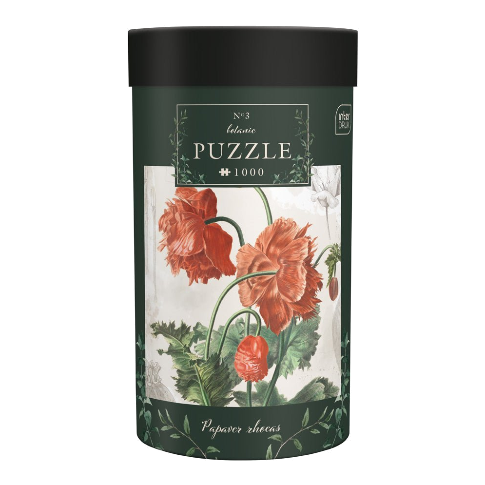 Botanika – Pipacs Interdruk 1000 darabos kirakó puzzle (ID-PUZ1000BPOP) - puzzlegarden