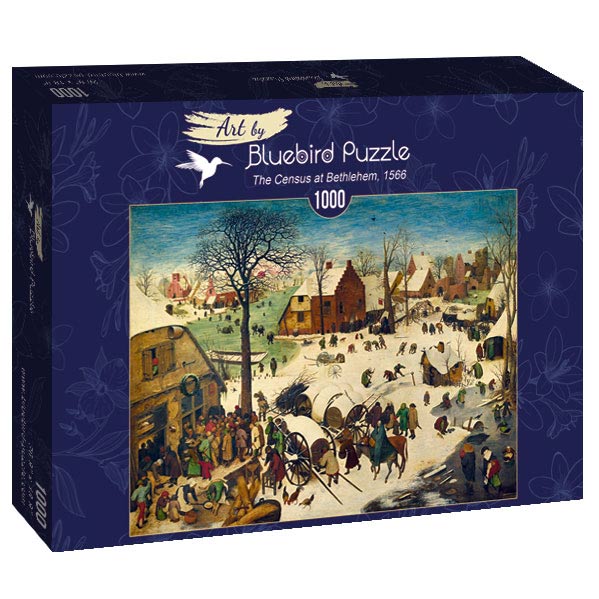 id. Pieter Bruegel - A betlehemi népszámlálás Bluebird 1000 darabos kirakó puzzle (BB-60026 3663384600265) - puzzlegarden