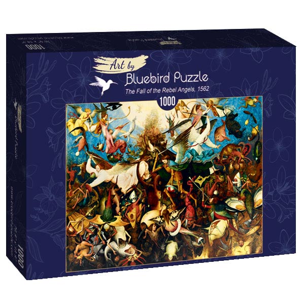 id. Pieter Bruegel - A Lázadó Angyalok Bukása Bluebird 1000 darabos kirakó puzzle (BB-60032 3663384600326) - puzzlegarden